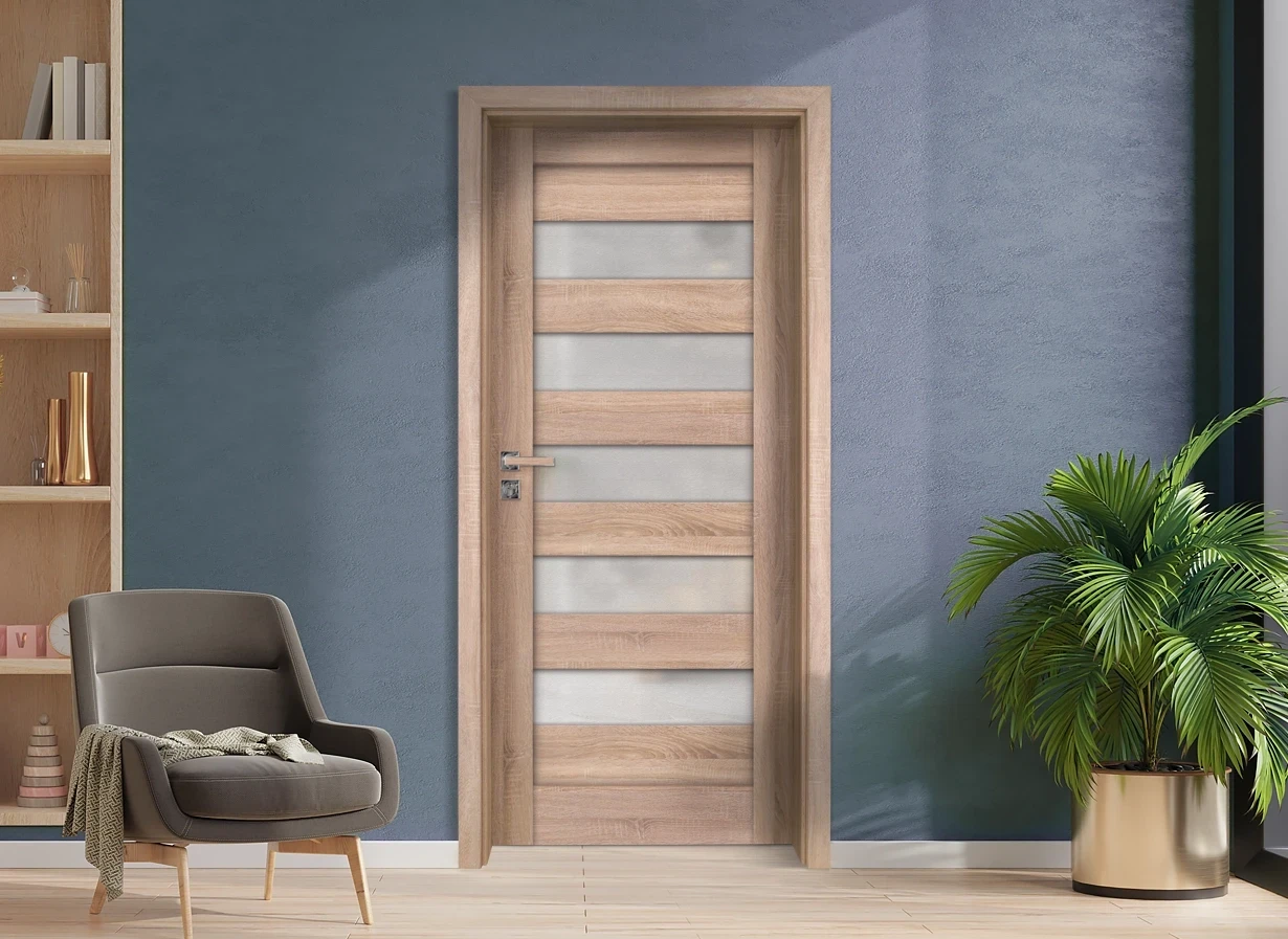 Интериорна врата Gradde Aaven Glas Дъб Вераде