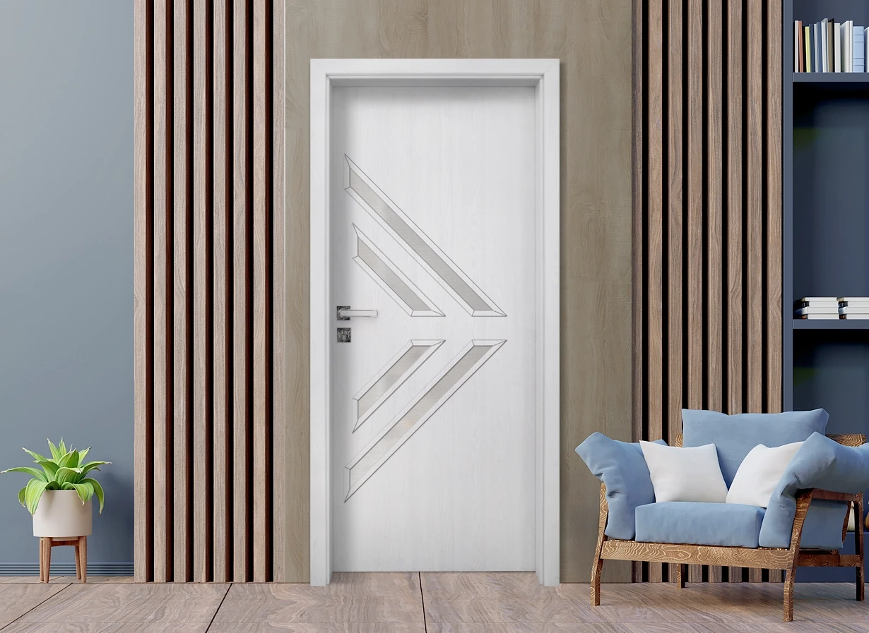 Интериорна врата Gradde Paragon 3 4 Glas Сибирска лиственица