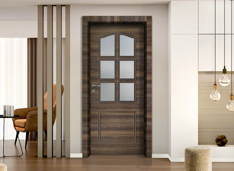 Интериорна врата Sil Lux 3002, цвят Райски Орех