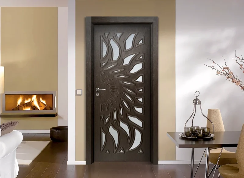 Интериорна врата Sil Lux 3004, цвят Златен Кестен