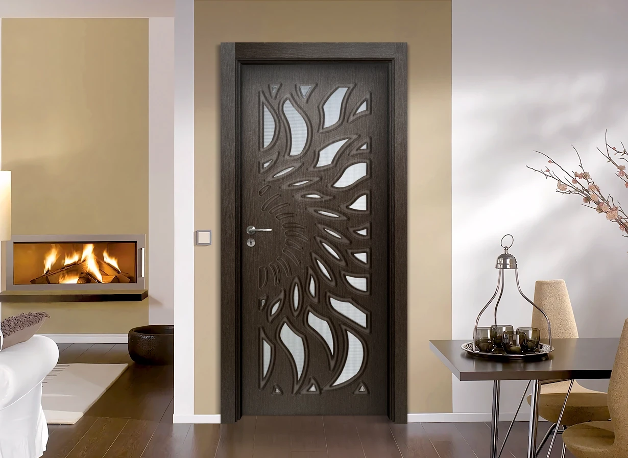 Интериорна врата Sil Lux 3004, цвят Златен Кестен