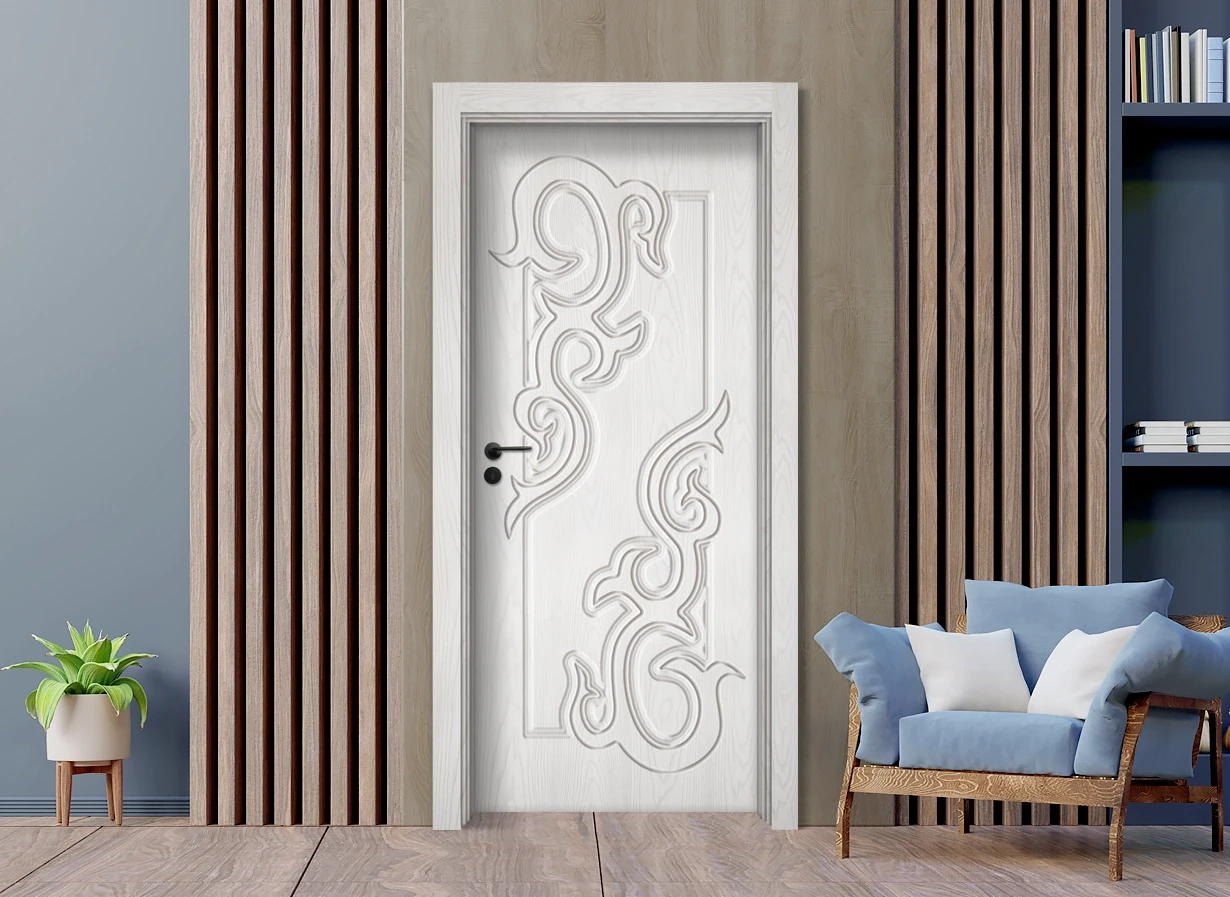 Интериорна врата Sil Lux 3006p, цвят Снежен Бор