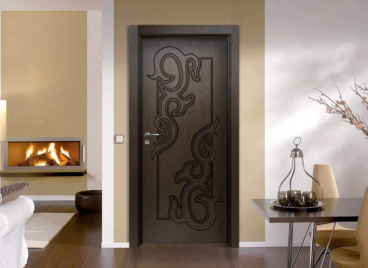Интериорна врата Sil Lux 3006p, цвят Златен Кестен