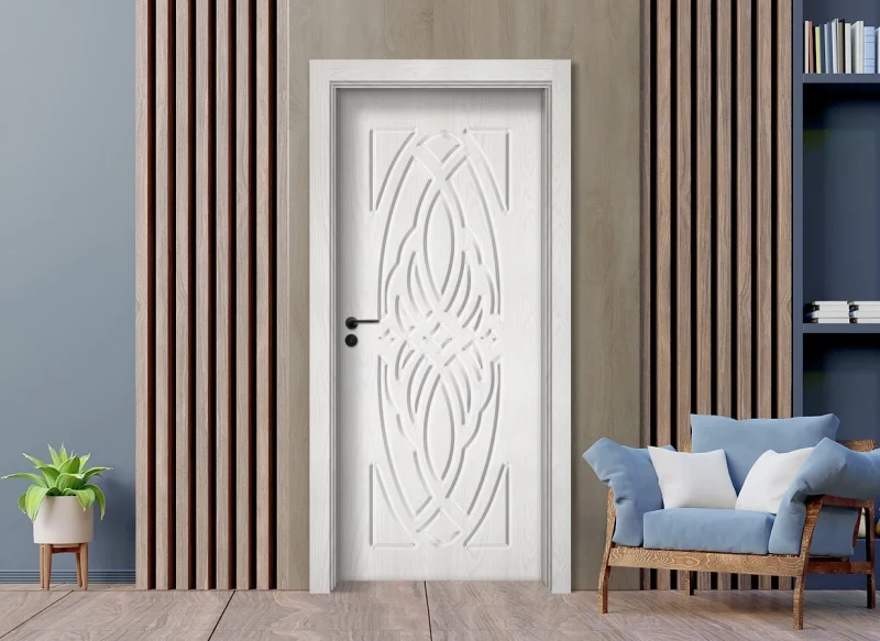 Интериорна врата Sil Lux 3007p, цвят Снежен Бор