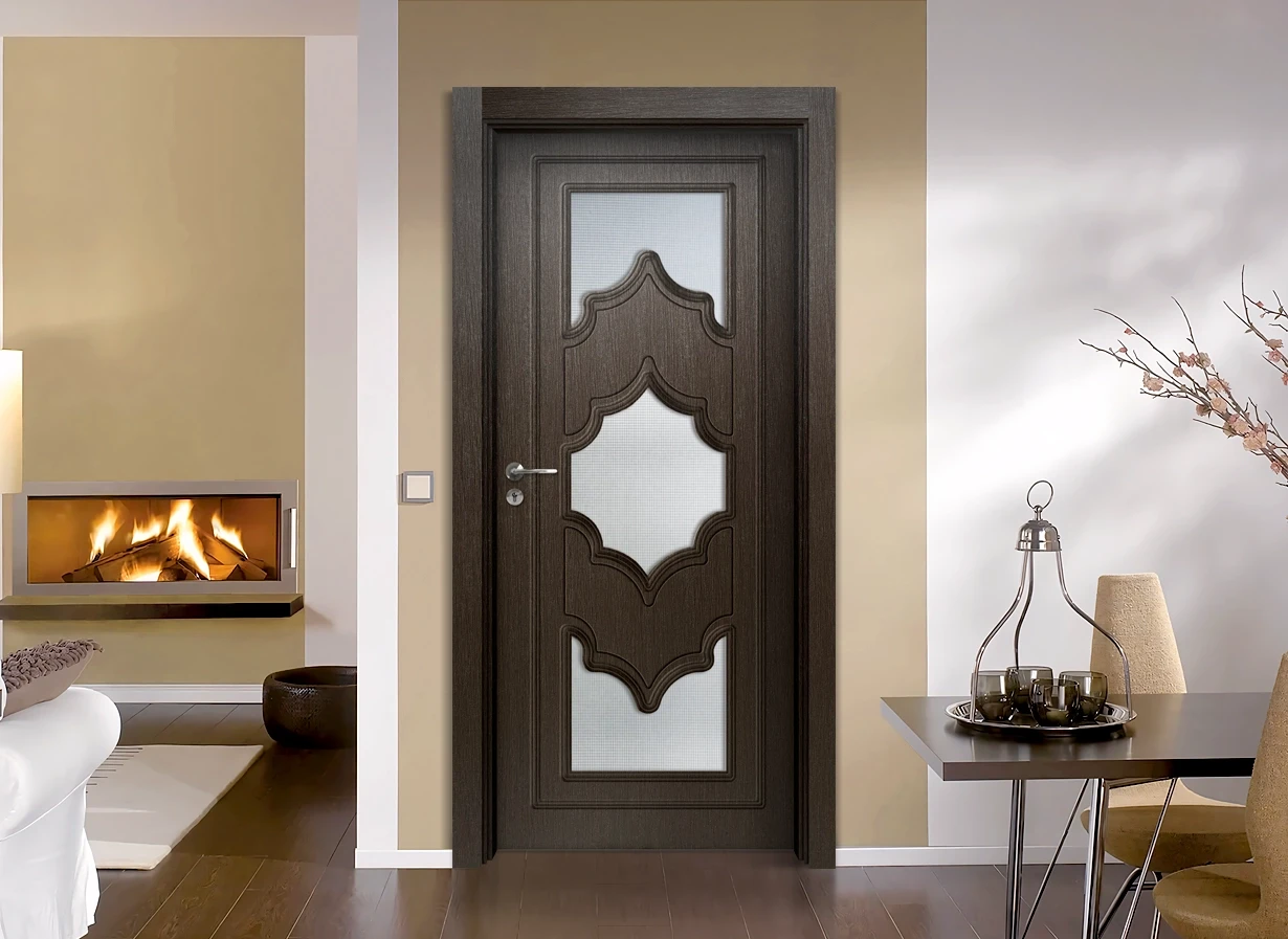 Интериорна врата Sil Lux 3009, цвят Златен Кестен