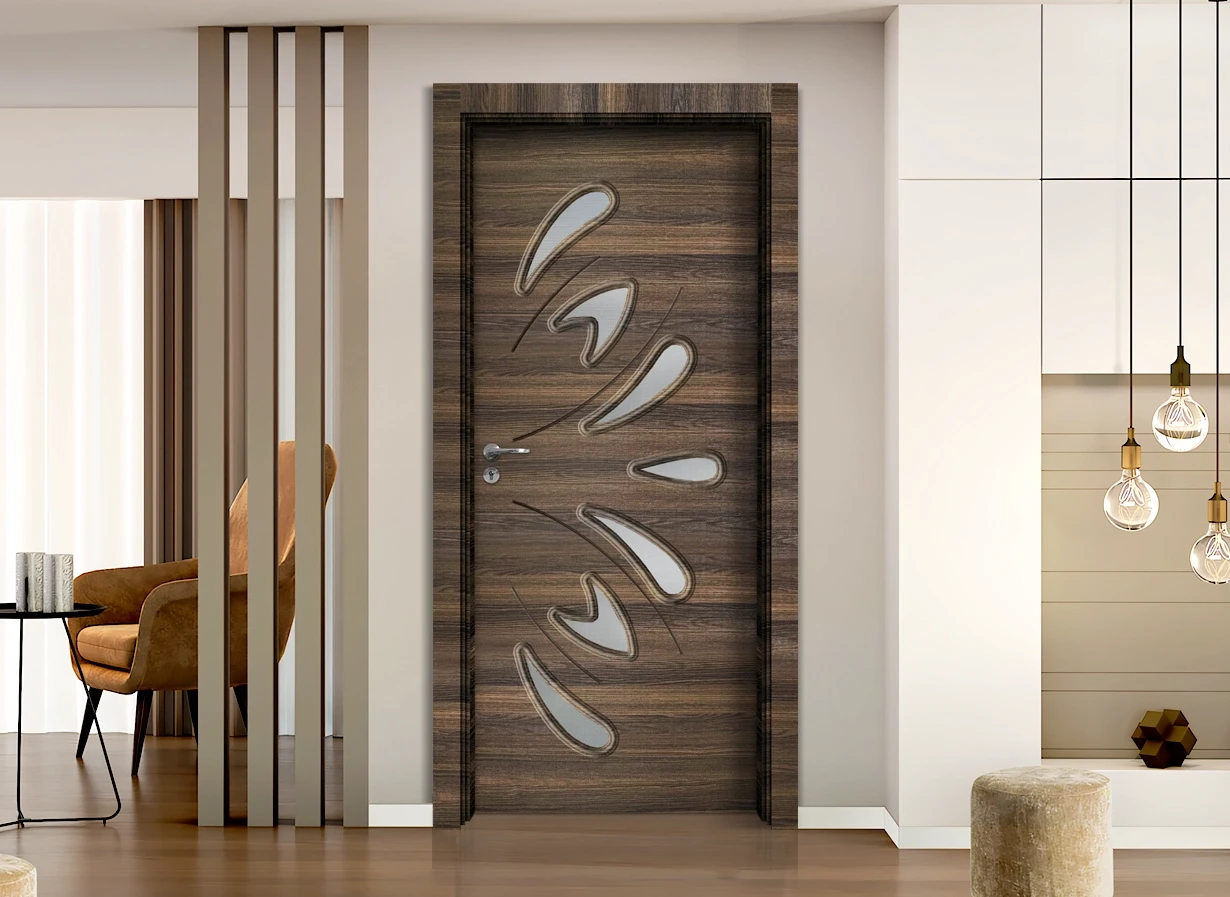 Интериорна врата Sil Lux 3011, цвят Райски Орех