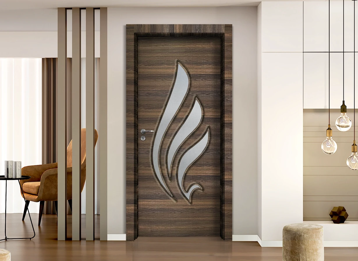 Интериорна врата Sil Lux 3013, цвят Райски Орех